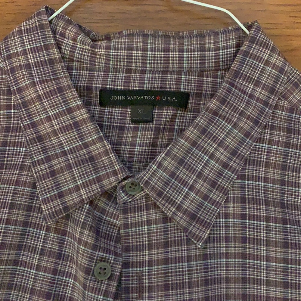 John Varvatos checked button down shirt - Picture 3 of 3